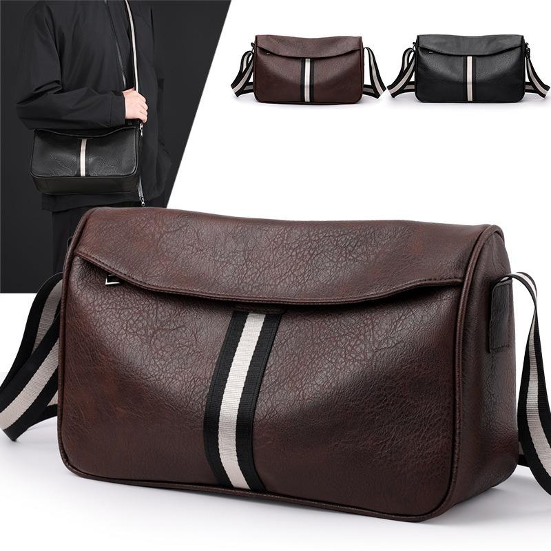 New men's soft-faced shoulder bag