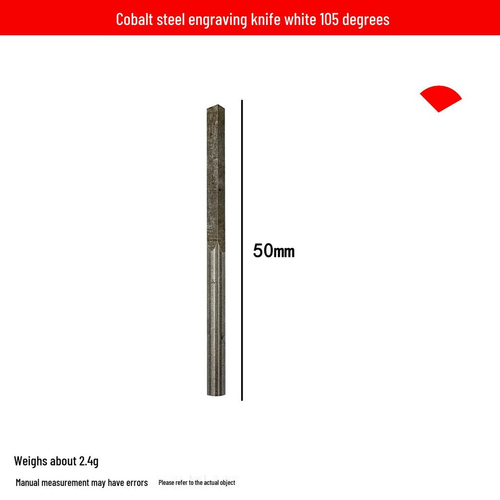 Cuchillo Rectangular Rombo de Acero al Cobalto para Grabado DIY Máquina Neumática de Grabado de Joyería de Oro y Plata