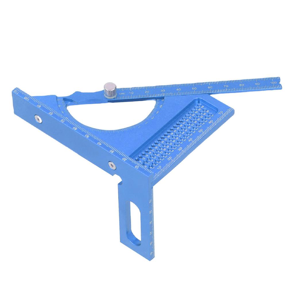 Woodworking Semi Circular Pointer Angle Aluminum Alloy Carpenter Protractor 3D Multifunctional Ruler