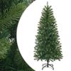 VidaXL Sapin de Noël artificiel Vert 120 cm PVC, PE et acier, Déco salon, arbre artificiel moderne, fête de Noël, 42018732