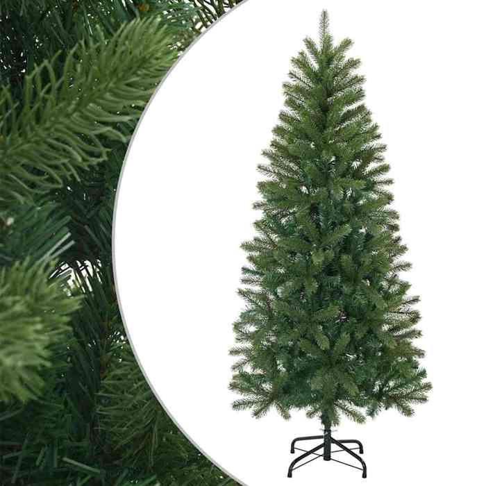 VidaXL Sapin de Noël artificiel Vert 120 cm PVC, PE et acier, Déco salon, arbre artificiel moderne, fête de Noël, 42018732