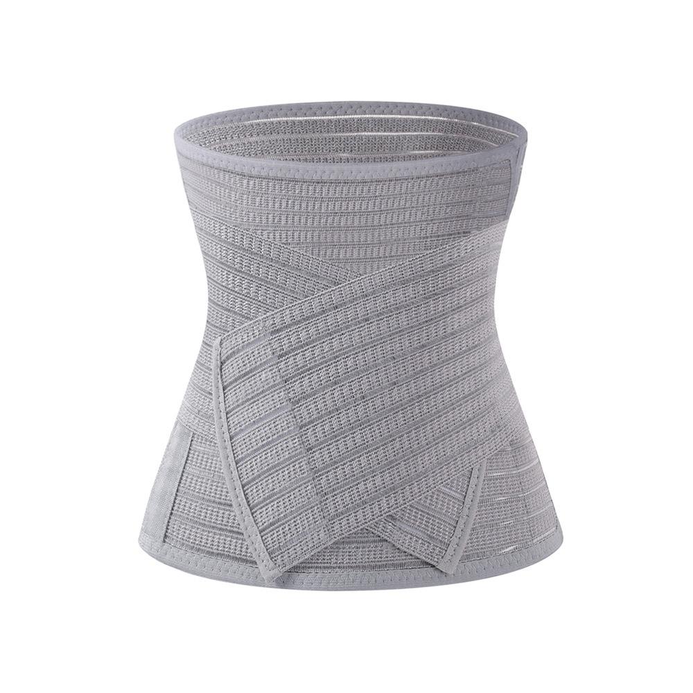 

Полосатый корректирующий пояс для живота, корсет, утягивающий пояс, простой сплошной пояс для живота для женщин Plus серый