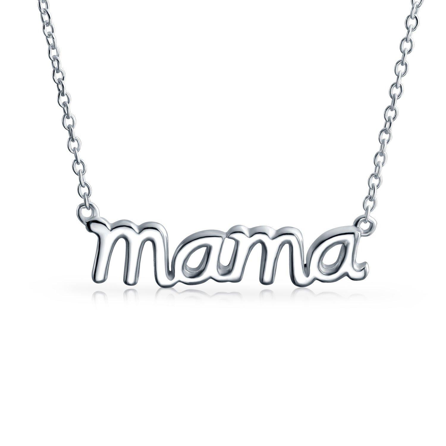 

Ожерелье с буквами имени MAMA из серебра 925 пробы [Блестящие украшения]