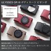 ULYSSES GR III Piombo Bodysuit GR Store Model GR Logo Leather Fully Covered Charging While Wearing Tripod Compatible Handmade In GRIIIx GRIII [RICOH /