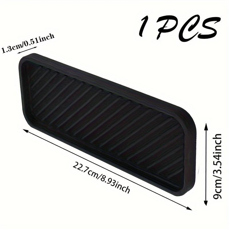 1pc Silicone Sink Protector Mat - Waterproof Splash Tray, Soap Holder & Drainer, Bathroom/Kitchen Storage Guard