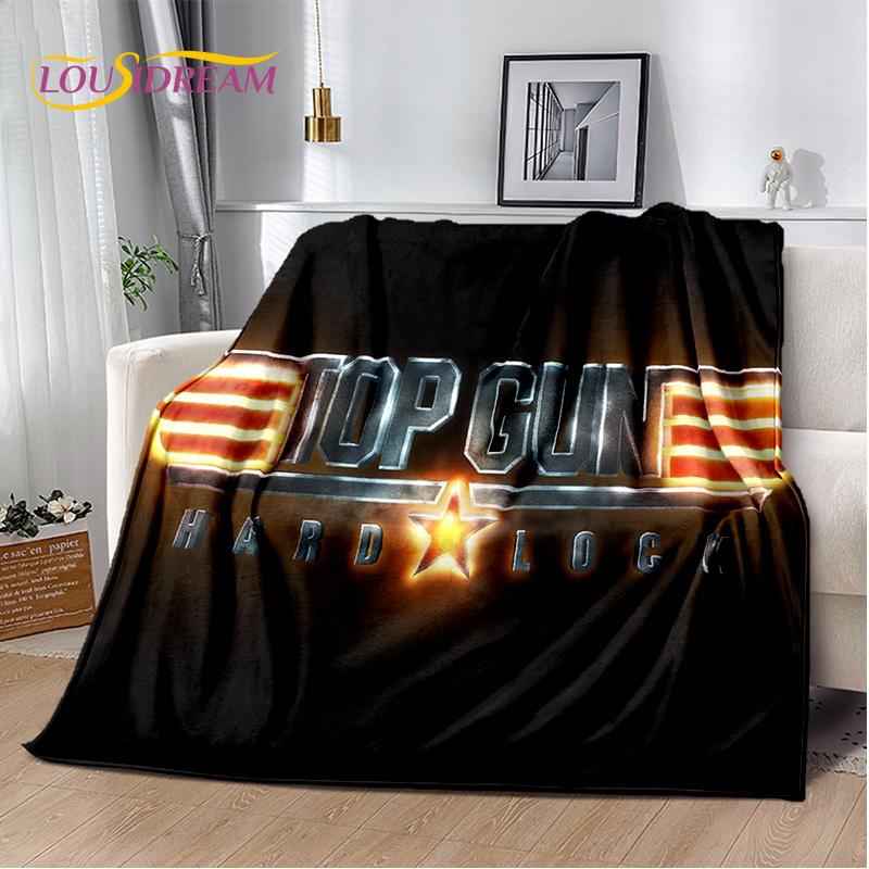

Movie Top Gun Sign Tom Cruise Blanket,Soft Throw Blanket for Home Bedroom Bed Sofa Picnic Travel Office Rest Cover Blanket Kids 75x90cm