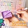 Pinça Criativa para Feijões de Fusão DIY Handmade Clipe de Contas Perler Caneta 2.6mm Agulha de Feijões para Colagem Manual Presente Feito à Mão