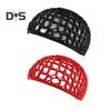 2 Pcs Nightcap Thick Yarn Crochet Elastic Hollow Out Net Multi-Purpose Mesh Cap for Sleeping Daily Wear Sleeping Hair Cap for Short To Medium Length