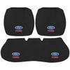 Universal 3-Piece Flannel Car Seat Cushion Set for Mazda, Haval, Changan, and Geely