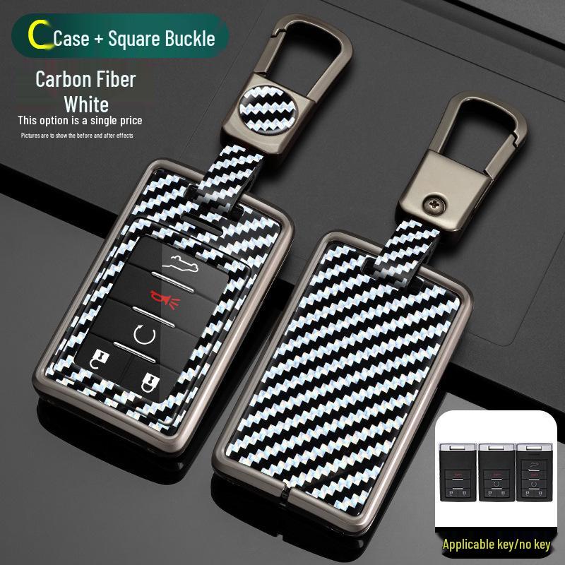 Premium Key Case for Cadillac XTS, SLS, Seville, CTS, SRX, Escalade, ATS - Men's Luxury Accessory