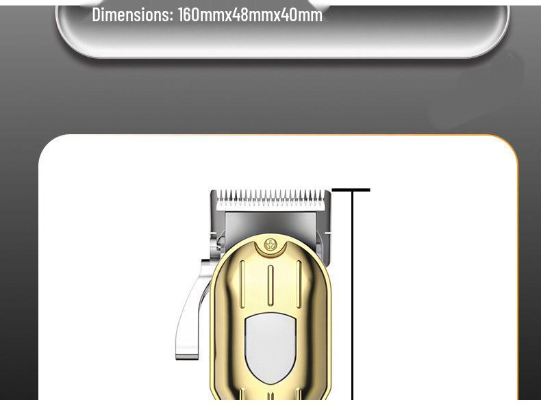 Professional Grade Electric Hair Clipper for Men with Digital LCD and Stainless Steel Blades