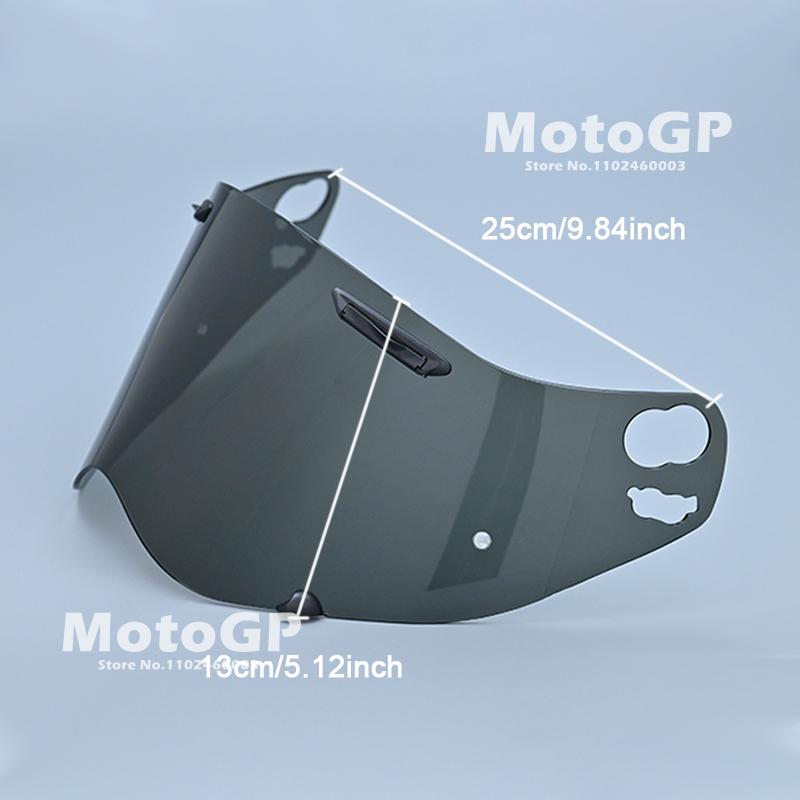 Scudo per casco per casco Arai X4 Tour Cross 3 TX3 Visiera per casco Lente Maschera Display Antiappannamento Accessori Visiera Revo Mirino in Vetro
