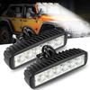 Super Bright LED Daytime Running Lights 6000K White Spotlights LED Work Light  Auto Work Lamp