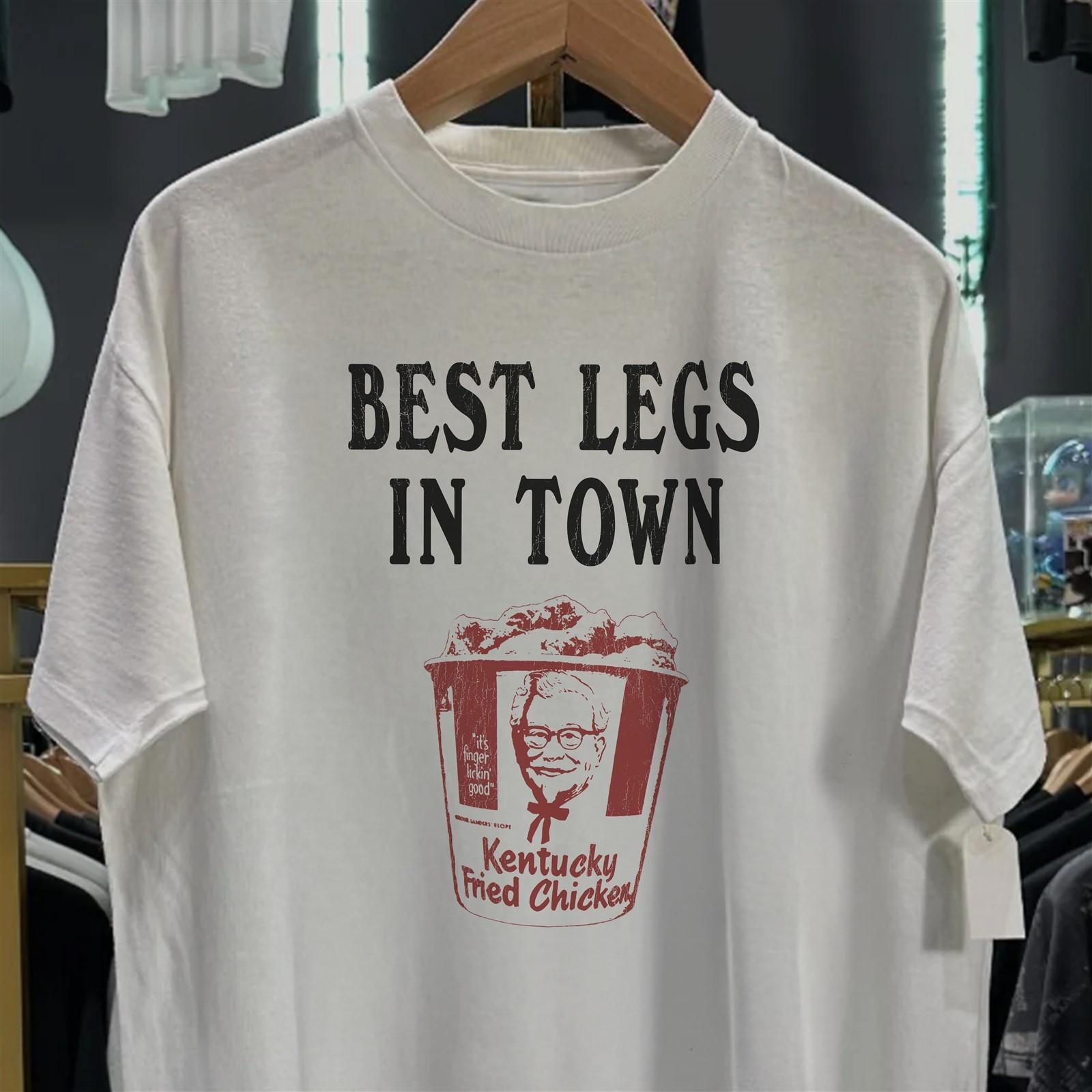 Best Legs In Town Promo T-Shirt White XXL L