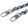 25/120Cm Verstellbare Metalltaschenkette Für Geflochtenen Denim Schulter Crossbody Handtaschenriemen DIY Handgefertigt Abnehmbare Riemen