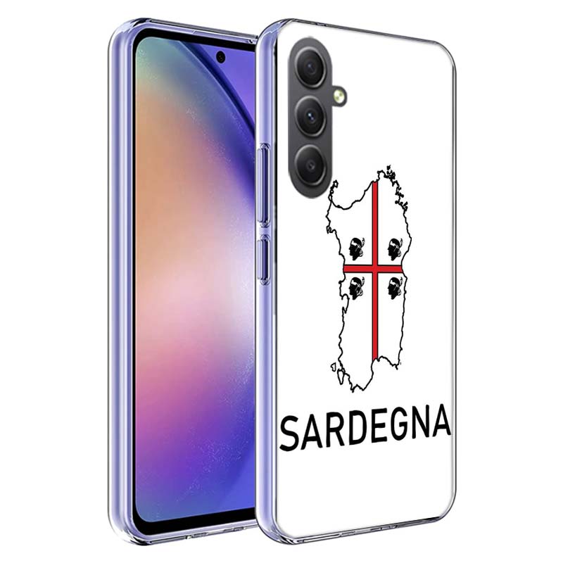Flag of Sardinia Phone Case for Samsung A17 A37 A57 A07 A16 A26 A36 A56 A06 A02S A12 A22 A32 A52S A04S A14 A24 A34 A54 A03 A13 A