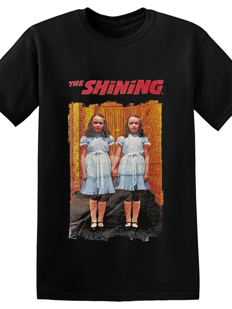 THE SHINING Twins T-Shirt Casual Crew Neck Regular Fit All Season Wear Perfect Gift for Men Vin