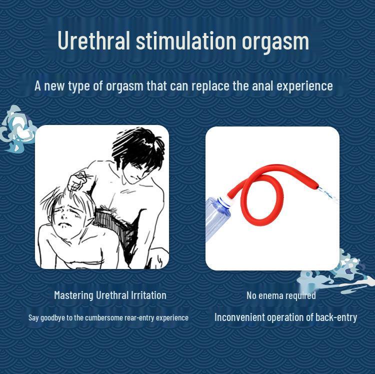 Metal Dowsing Rod Urethral Dilator & Masturbator Toy