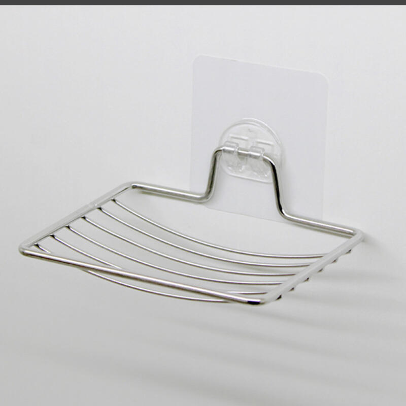 Bathroom Sink Steel Draining Soap Dish Case