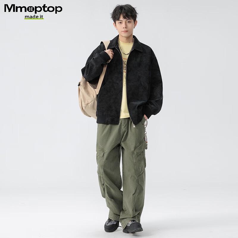 MMOPTOP Men's Retro Suede Functional Jacket MJK02