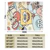 Cartoon Cute SpongeBob SquarePants Blankets Flannel  Warm Throw Blanket for Bed Bed Rug
