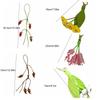 Handmade Flower Pu Leather Pendant Tomato Bag Pendant Fashion Leather Keychain  Men