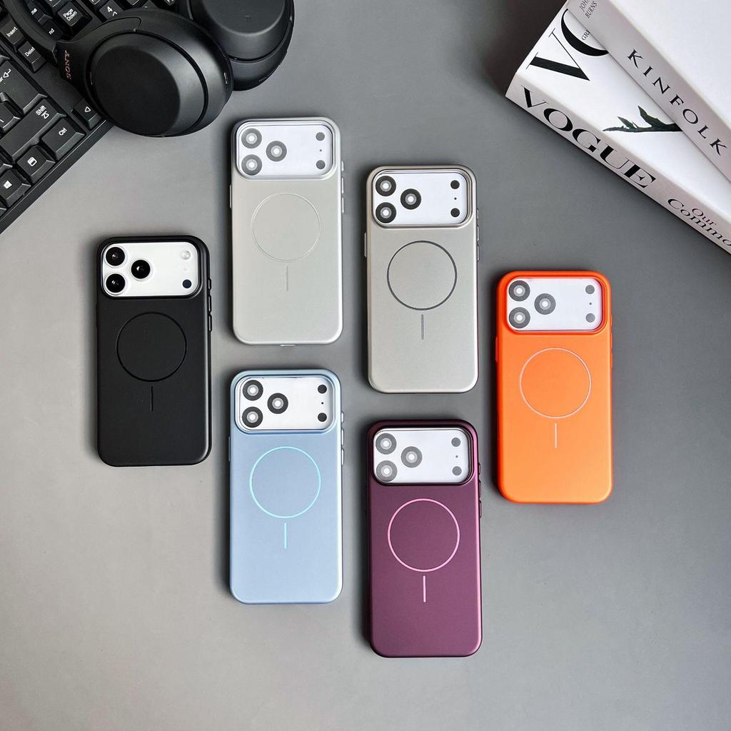 iPhone 17 Pro Max Soft Magnetic Case, Second Gen, Wireless, Solid Color, Anti-Fall Protection