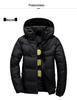Men's European and American Winter Hooded Business Casual Warm Coat