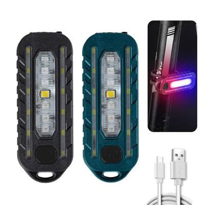 Wiederaufladbare LED-Taschenlampe Arbeitsleuchte Schlüsselanhänger-Taschenlampe für Polizei Schulterclip-Leuchten Warnblitzlicht Fahrradlampe