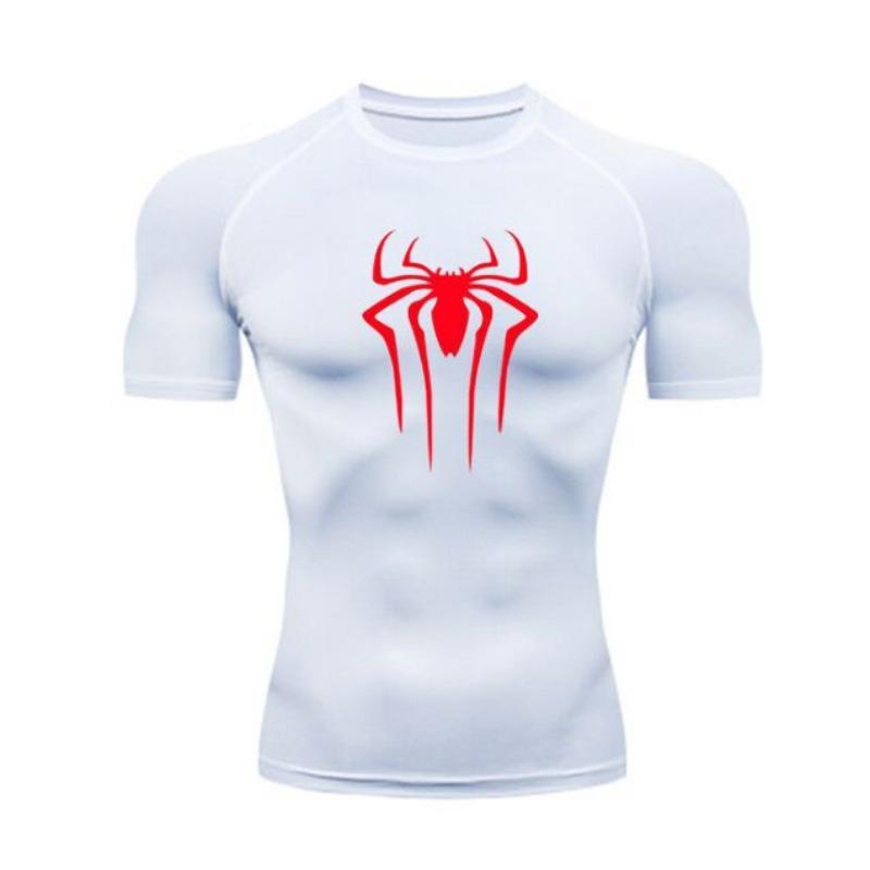 Compression Shirt Men Fitness Gym Super Hero Sport Running T-Shirt Rashgard Tops Tee Quick Dry Short Sleeve T-Shirt For Men
