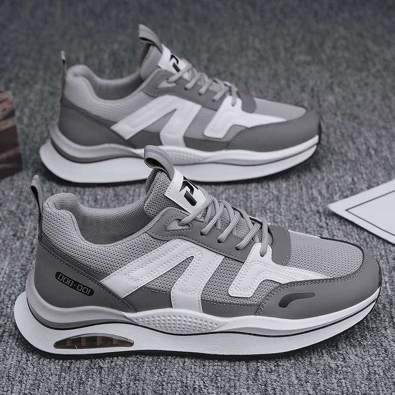 Summer men's shoes 2025 new versatile men's breathable mesh running sneakers trendy casual dad shoes