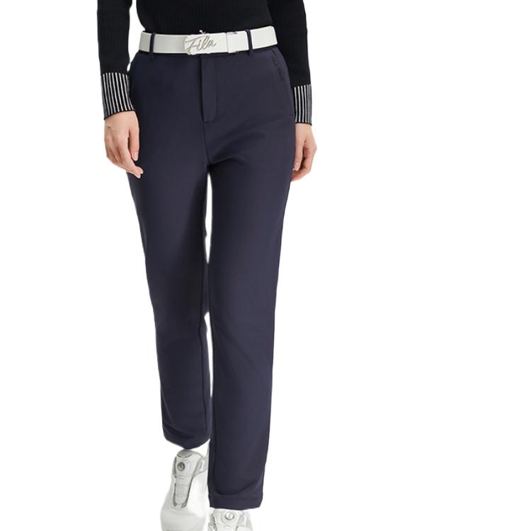 FILA Golf Series Fashion Versatile Soft Trendy Casual Pants Women pants Blue A11W445801B-NV