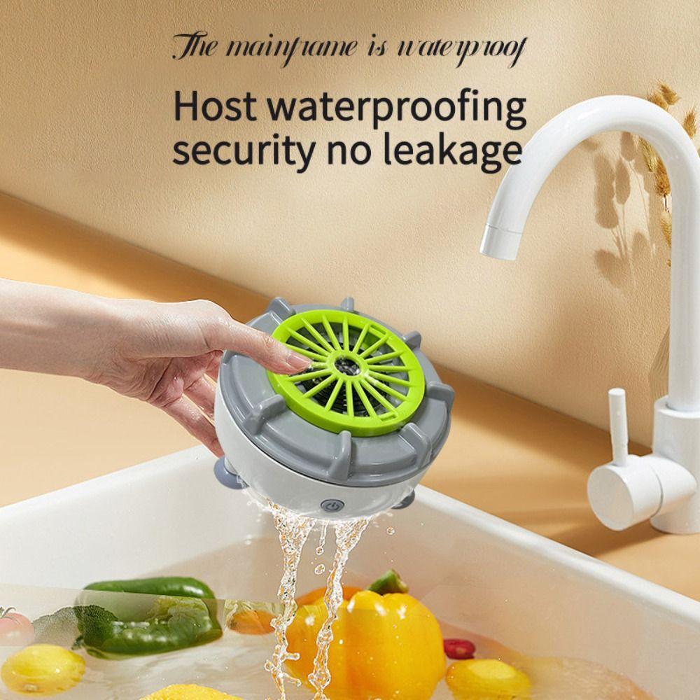 Fully Automatic Fruit Cleaner Machine Waterproof Portable Electric Food Purifier Large Capacity Multi Functional