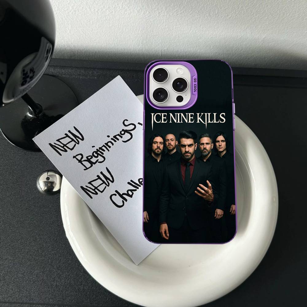 

Чехол для телефона группы Ice Nine Kills Серебристый корпус Для iPhone 17 16 15 14 13 12 11 Pro Max Plus iPhone 13