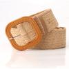 Ceinture Tressée Bohème en Paille Ceinture de Taille Style Ethnique Colorée Ceinture Style Bohème Décorative pour Jeans