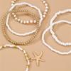 Bohemian Style Multilayer Glass Shell Jewelry Set For Women Gift