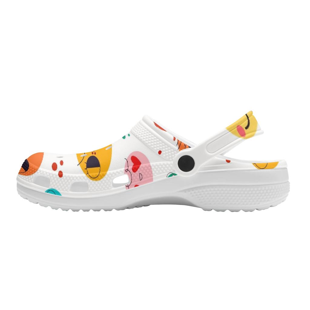 Pattern Printed EVA Clogs Sandals Women Men Lightweight Soft Slip On Casual Slippers Soft Sole Summer Shoes Daily Comfort Wear