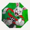 South Sydney Rabbitohs Automatic Opening and Closing, 8 Rib Structure Portable Umbrella, Suitable for Men and Women In All Seasons  Perfect