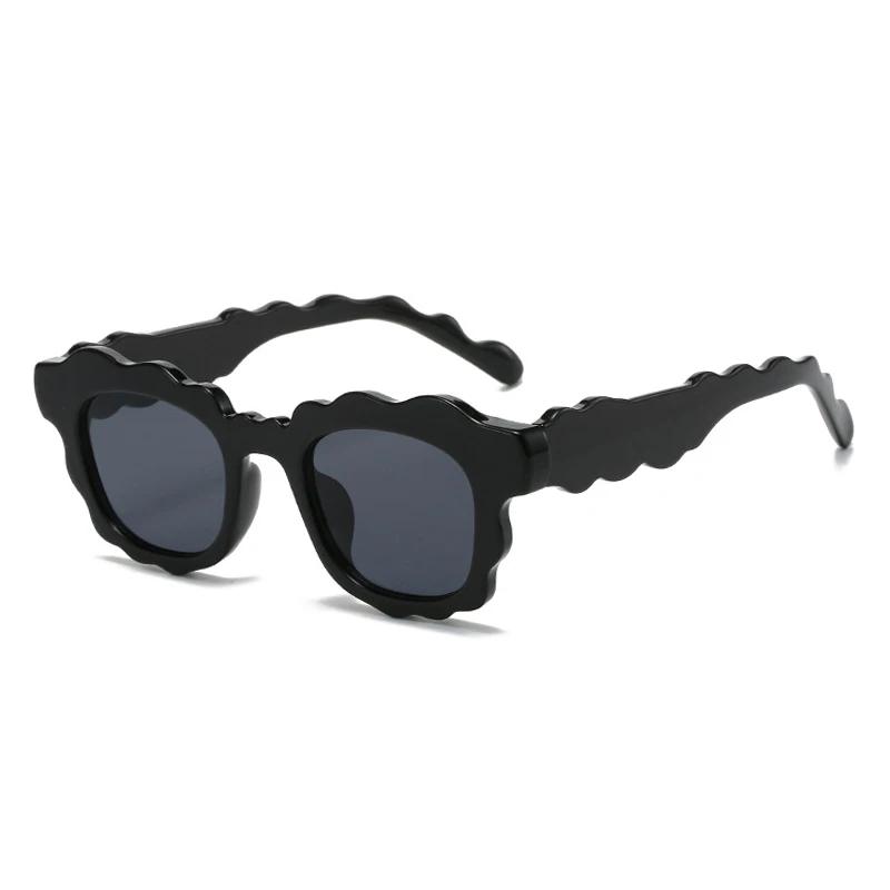 SHAUNA Fashion Irregular Square Jelly Color Sunglasses Women Clear Gradient Shades UV400 Men Trending Unique Sun Glasses