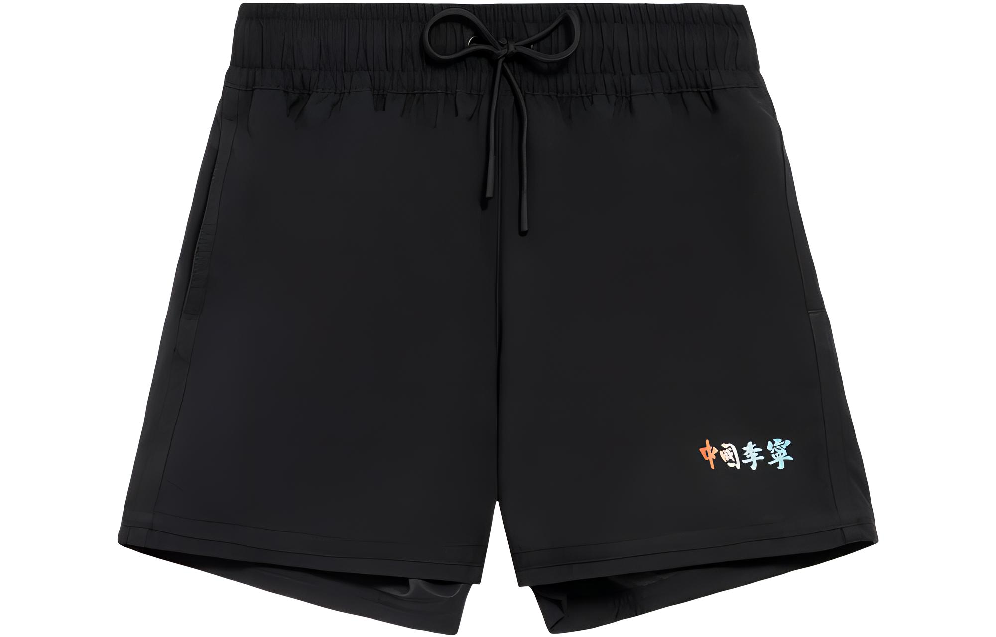 Li Ning Sports Shorts Women s Black Moderate Woven Shorts AKSS020-2 S