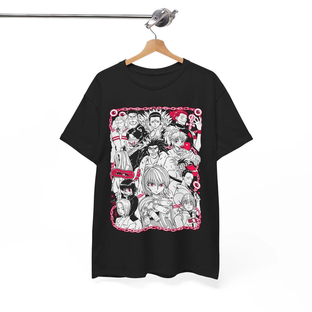 Anime Enthusiast Tshirt Manga Shirt Mens and Womens Summer Cotton Loose and Fashionable Round Neck Short Sleeved Top