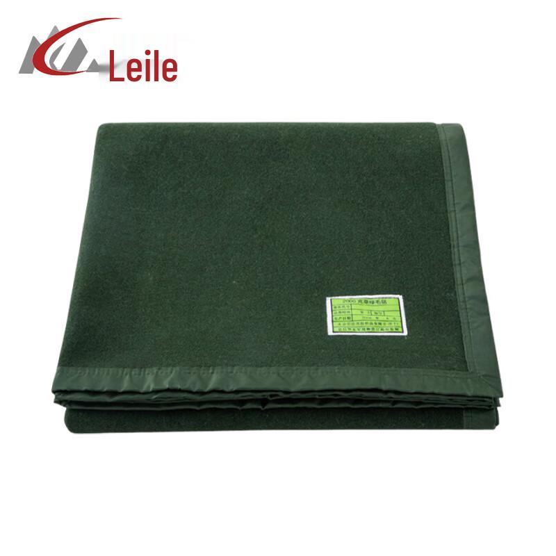 Lele Military Green Emergency Wool Blanket
