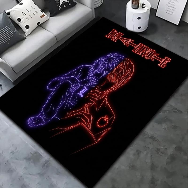 Death Note Carpet Rug For Living Room Bedroom Home Sofa Decoration Kids Play Nonslip Floor Mat