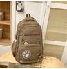 School bag new cute junior high school student school bag high value ins wind light large capacity backpack casual versatile backpack