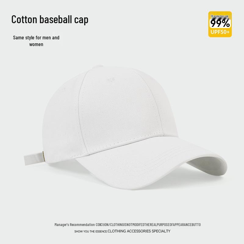 Japanese Style Women's Solid Color Baseball Cap with Adjustable Fit for Spring and Autumn