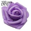 25/50/100Pcs Artificial PE Foam Rose Flowers Head DIY Wedding Home Room Decor