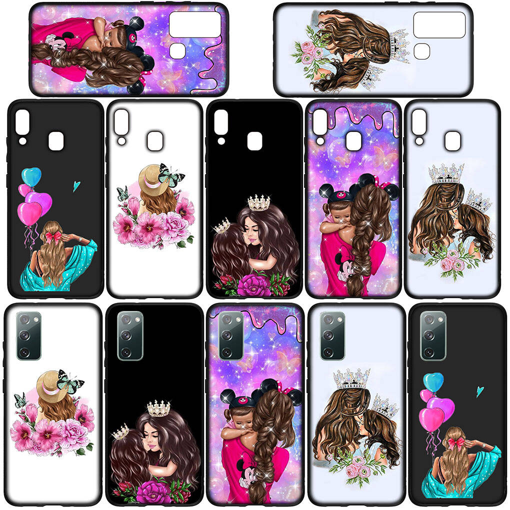 Cover for iPhone 17 16 15 Xiaomi Poco Redmi Note 14 13 12 11 Pro Max Samsung Galaxy S25 S24 OPPO Huawei Woman Baby Girl Mom Family Boy Cute Phone Case