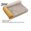 Plush Dog Bed Thermal Warm Neck Bolsters Cat with Orthopedic Fluffy Non-Slip Bottom Pet Couch