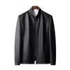 Autumn and Winter New Men's Leather Jacket Stand Collar Sheepskin Genuine Leather Jacket for Men