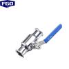 FGO Sanitary Quick-Install 304 Stainless Steel Light Duty Ball Valve